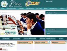 Tablet Screenshot of chandyeducation.org